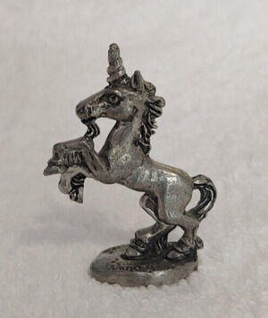 O'Hare Fellowship Foundry Unicorn Pewter Figurine 1989